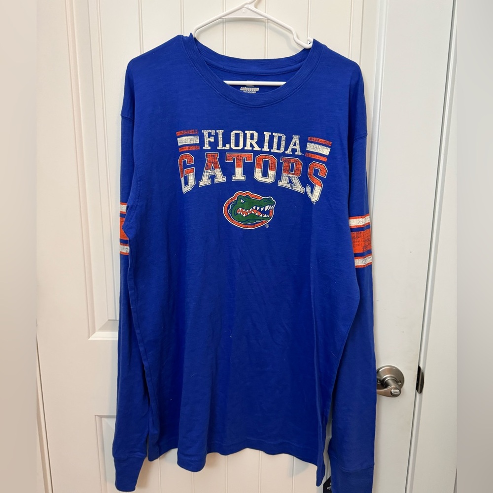 Florida Gators Blue Long Sleeve Shirt unisex XL long NWT